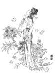 线描画谱