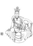 线描画谱