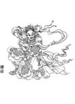 线描画谱