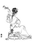 线描画谱
