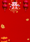 红色背景
