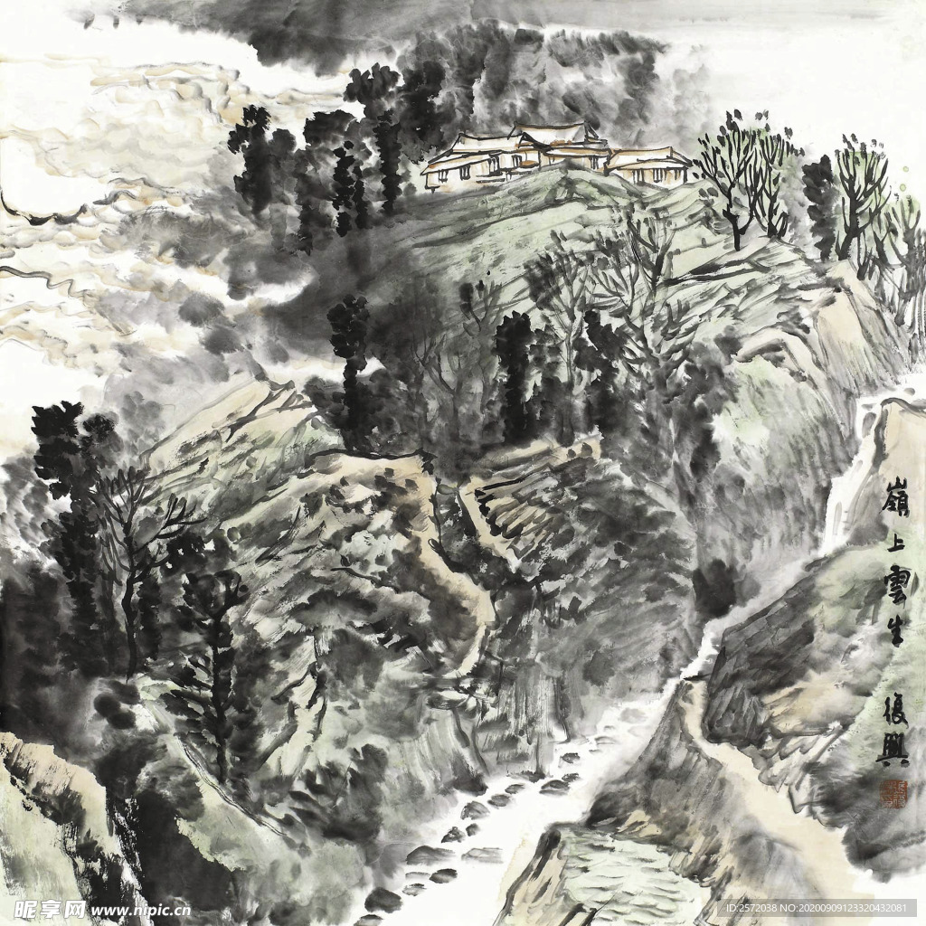 岭上云生