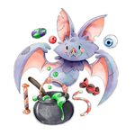 可爱魔法蝙蝠插画图案印花