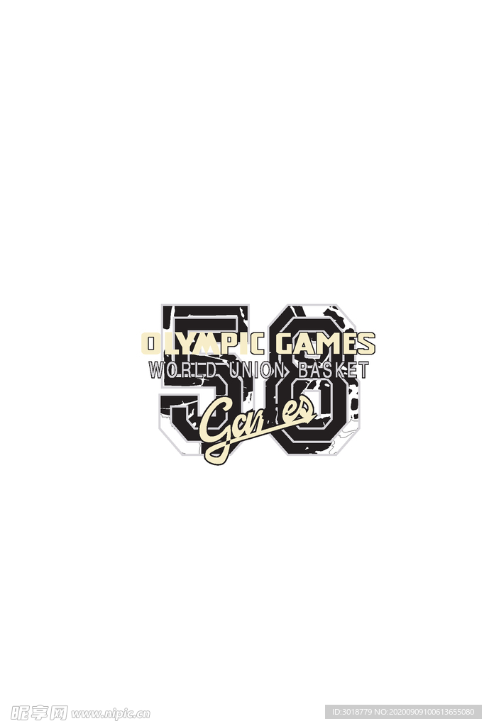 字母印花