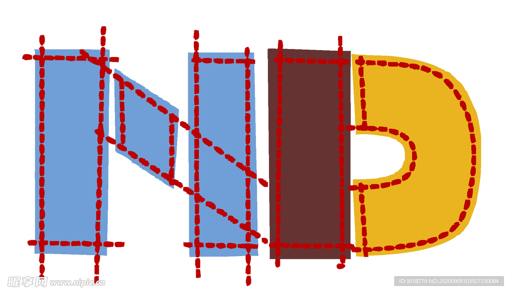 字母印花