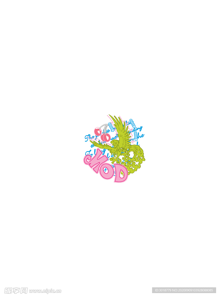 字母印花