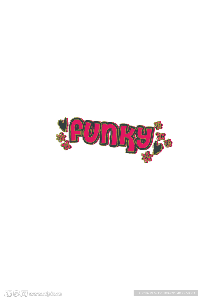 字母印花