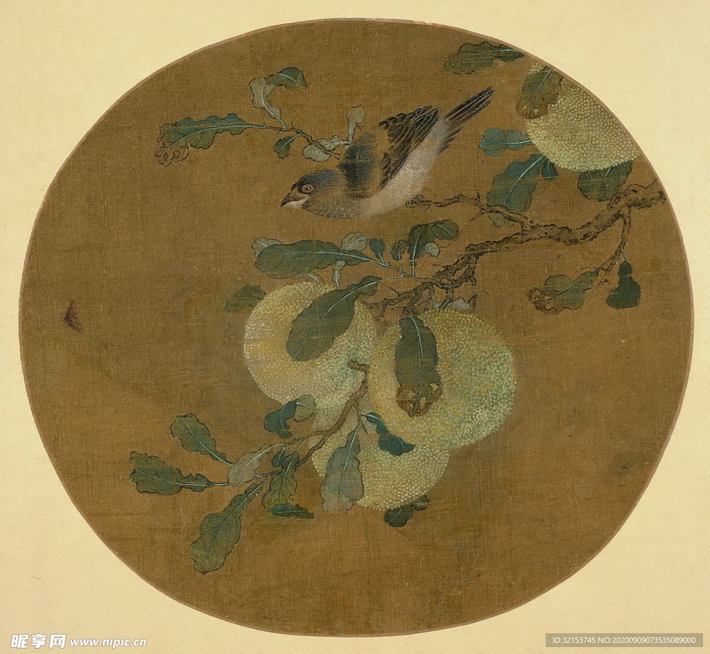 宋人工笔画 花鸟 工笔 国画