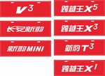 长安新豹车铭牌