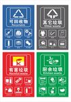 垃圾桶标识 垃圾分类