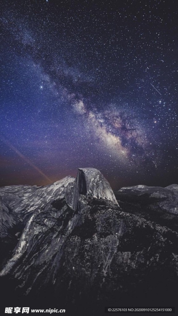 山顶星空