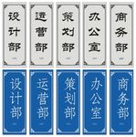 公司科室牌