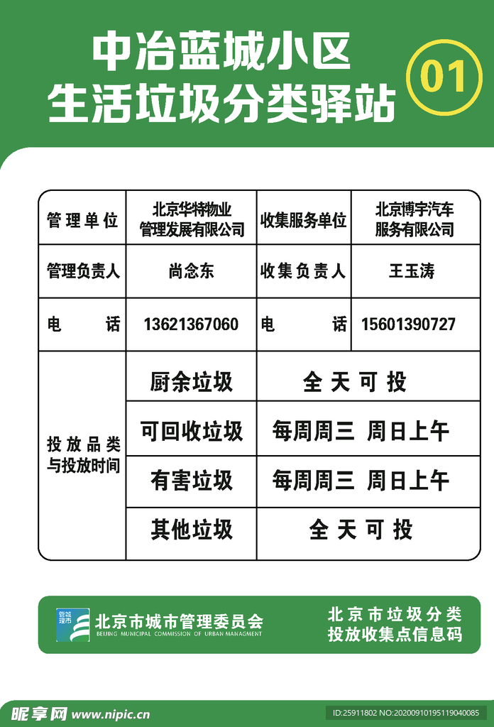 北京市城市管理委员会垃圾分类