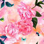 手绘花朵