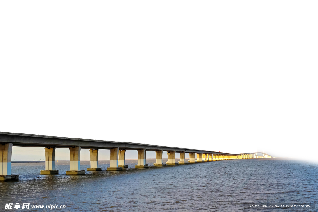 大桥建筑背景海报素材