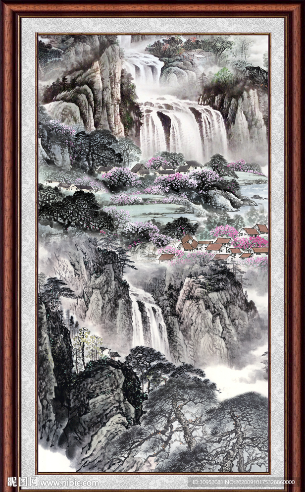 巨幅山水