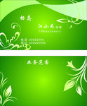 绿色名片