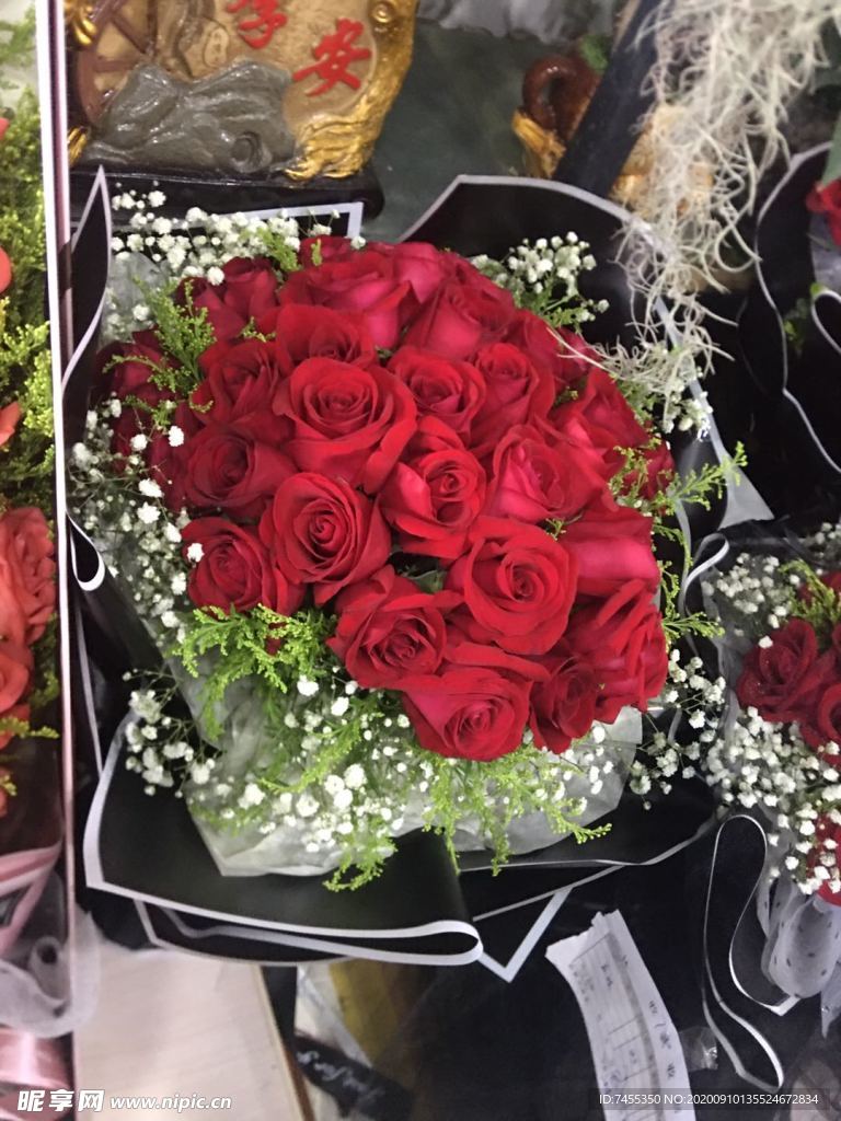 手捧花