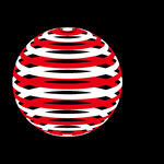 圆球体3D立体装饰绕转贴图球形