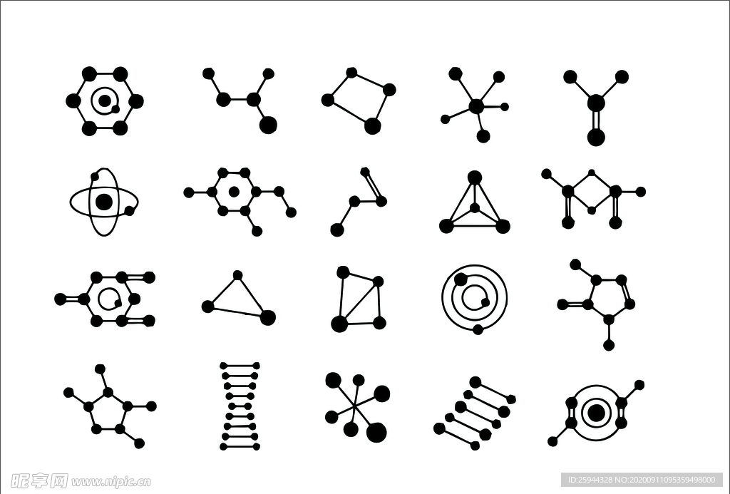 基因 细胞图标 生物科技 LO