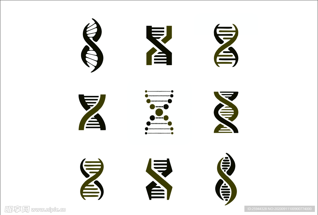 基因 细胞图标 生物科技 LO