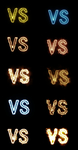 发光VS字体