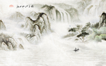 水墨背景墙