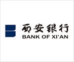 西安银行标志矢量图