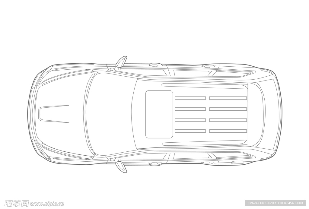 汽车素材线稿图片