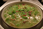 菌香苦菜汤