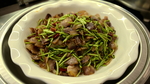 藜蒿炒腌肉