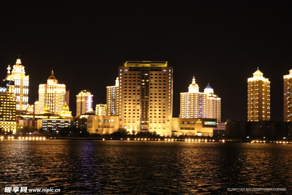 满洲里夜景