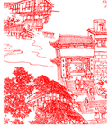 古代 线稿