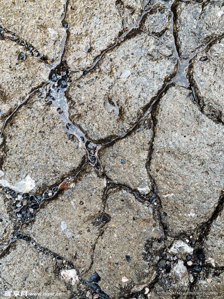 水泥地面裂痕