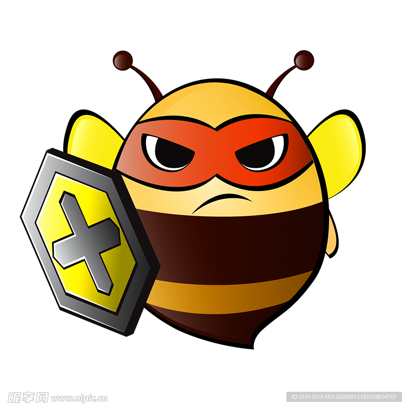 卡通蜜蜂