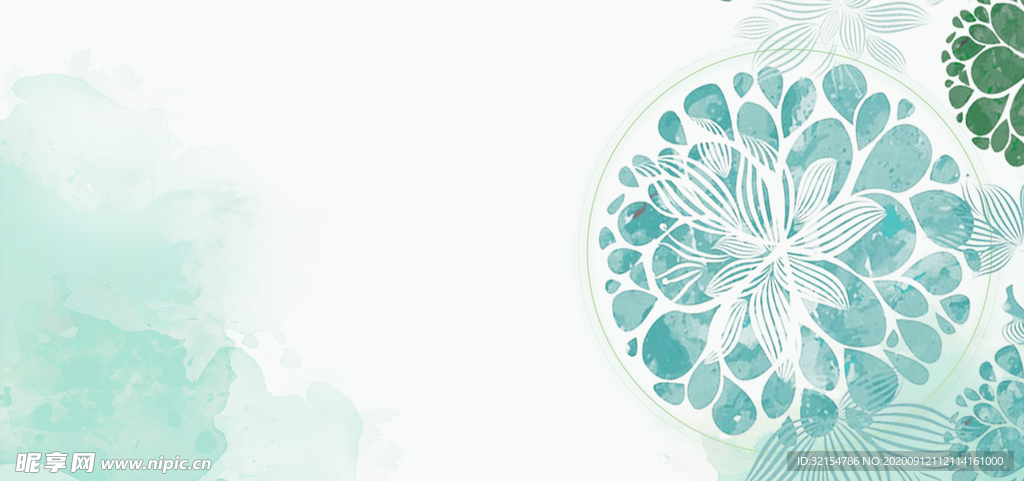 清新淡雅背景模板