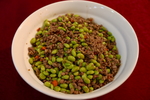 绿豆肉末