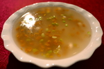 胡萝卜丁绿豆汤