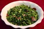 火腿炒芥菜