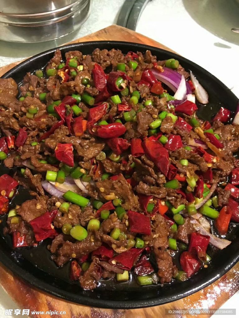 铁板瘦肉