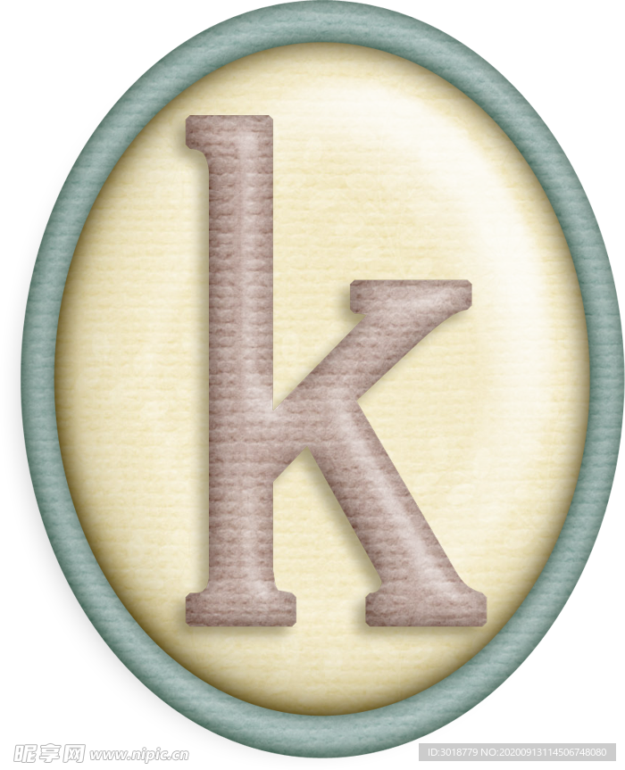 立体浮雕字母