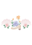 鲜花印花