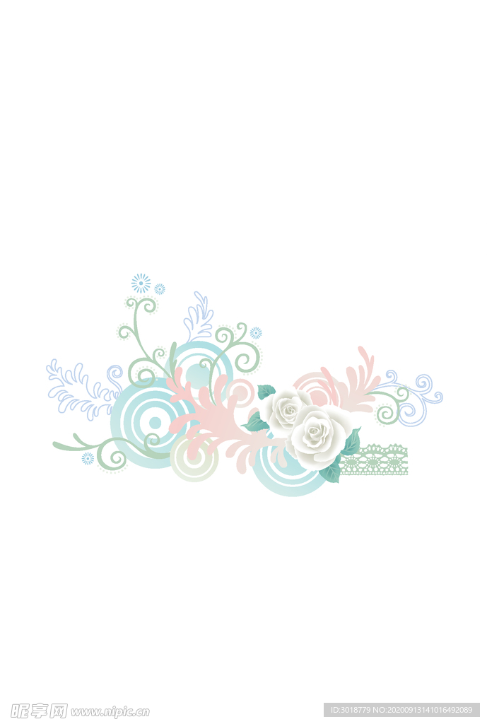 鲜花印花
