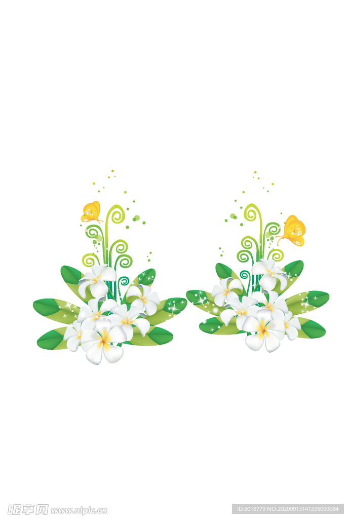 鲜花印花