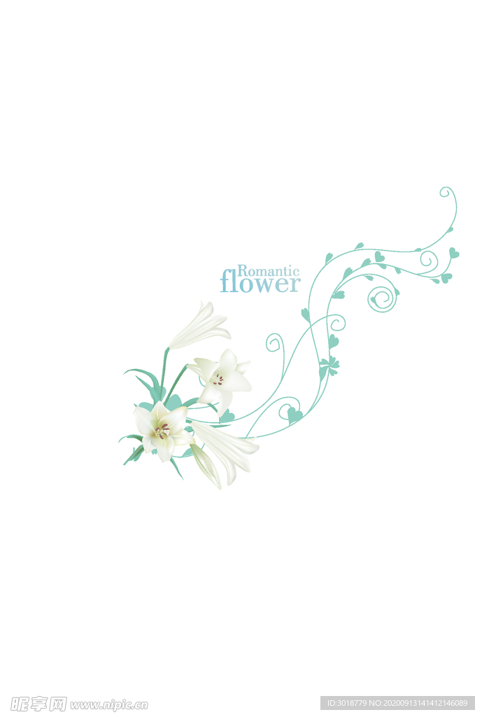 鲜花印花