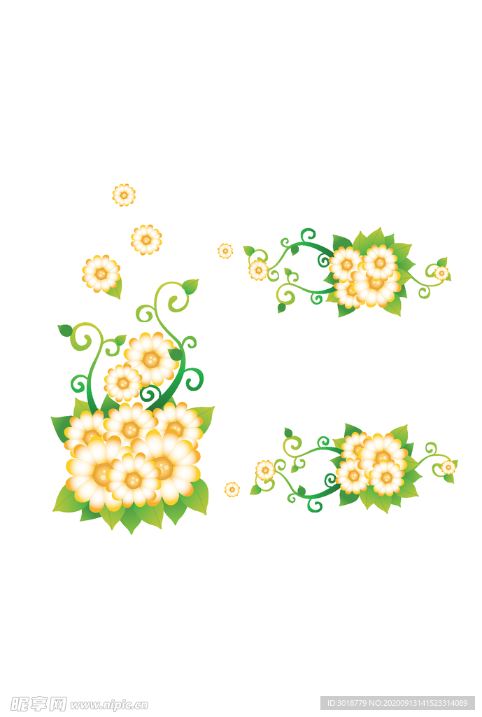 鲜花印花