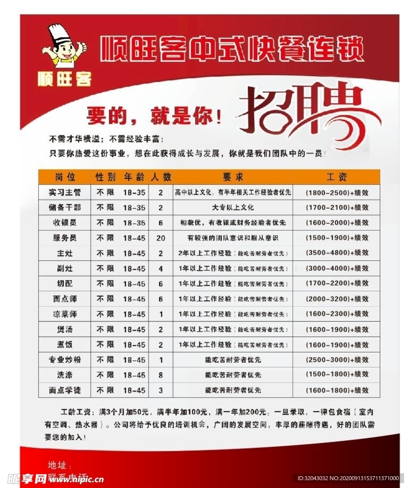 顺旺客招聘