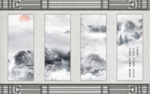 中式背景墙