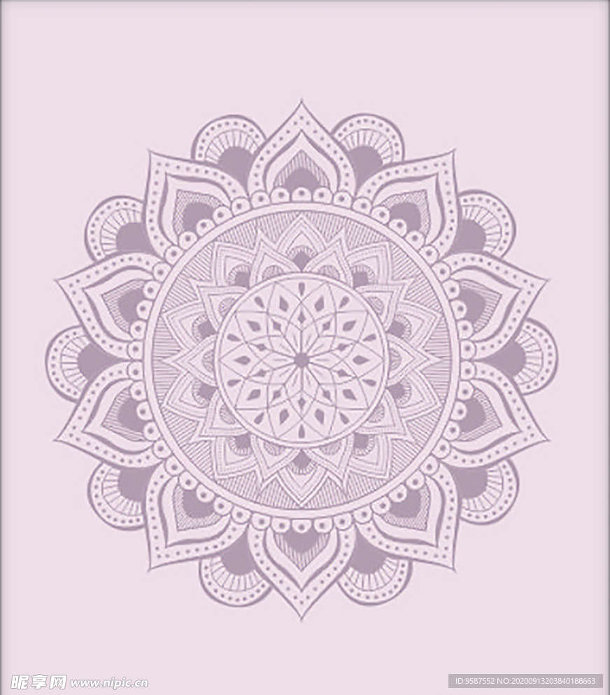 剪纸 花花  莲花 花边花纹