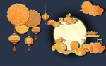 中秋月饼素材